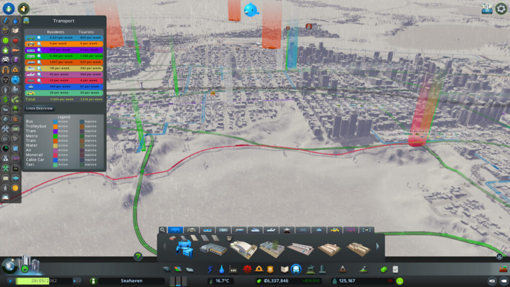 Cities Skylines Public Transport Lines Overview (3)